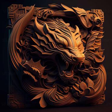 3D model Tai Fu Wrath of the Tiger game (STL)